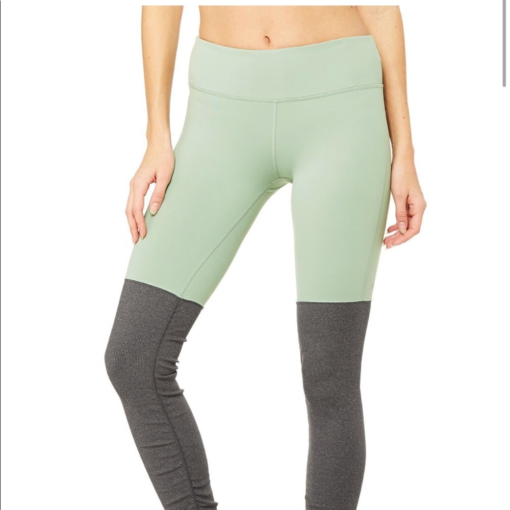 Goddess Legging Sage/Stormy Heather